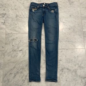 Rag & Bone Skinny Distressed Jean 27